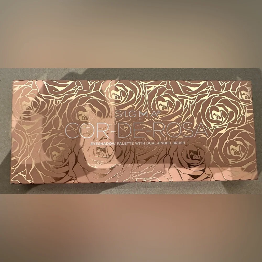 sigma cor de rosa eyeshadow palette
